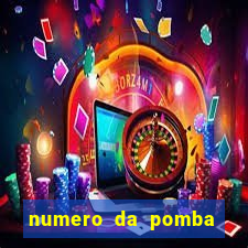 numero da pomba jogo do bicho